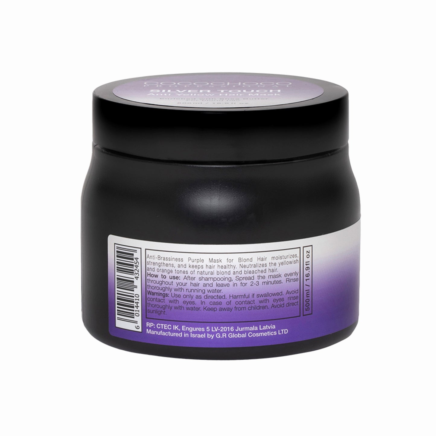 Anti-Yellow Mask - Neutralizing Yellow Tones & Hydration 500 ml | COCOCHOCO®