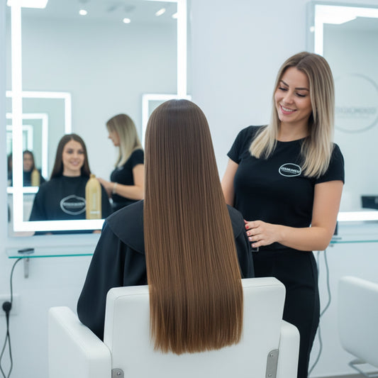 Tratamiento de cabello de oro de queratina brasileño 1000 ml - para brillo extra / cabello brillante | COCOCHOCO®