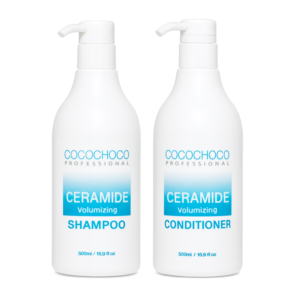 Set Volumizing Ceramide Hair Shampoo & Conditioner 2x 500 ml - Volume Boosting | COCOCHOCO®