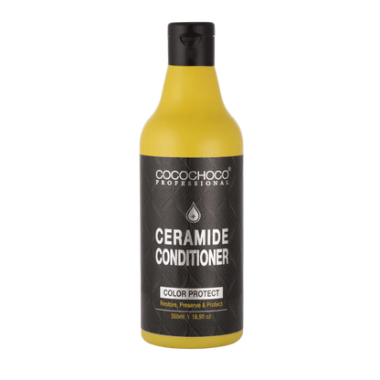 Conditioner for color protection of dyed hair