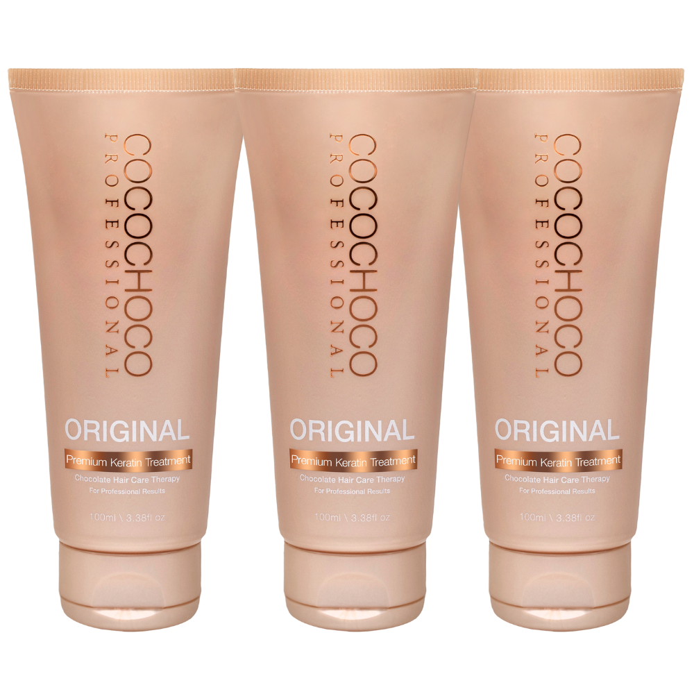 Tratamiento de cabello original de Keratin brasileño 250 ml - Para cabello oscuro / grueso | COCOCHOCO®