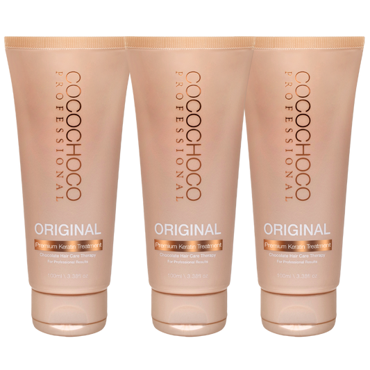 Tratamiento de cabello original de Keratin brasileño 250 ml - Para cabello oscuro / grueso | COCOCHOCO®