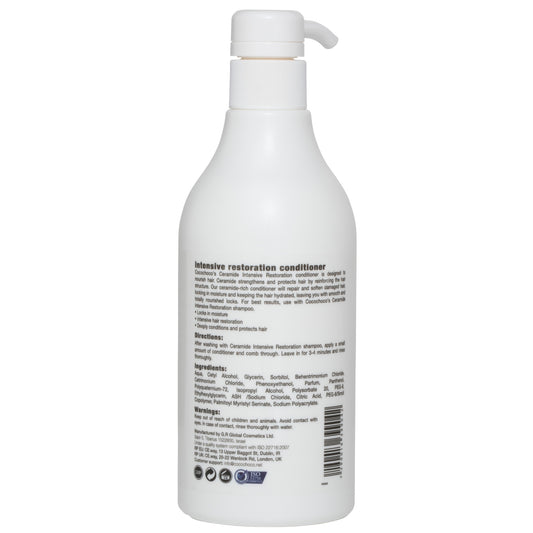 Acondicionador de sulfato libre de restauración de ceramida intensiva 500 ml | COCOCHOCO®