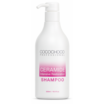 Restauración de ceramida intensiva Sulfato Free Sulfate Shampoo 500 ml | COCOCHOCO®