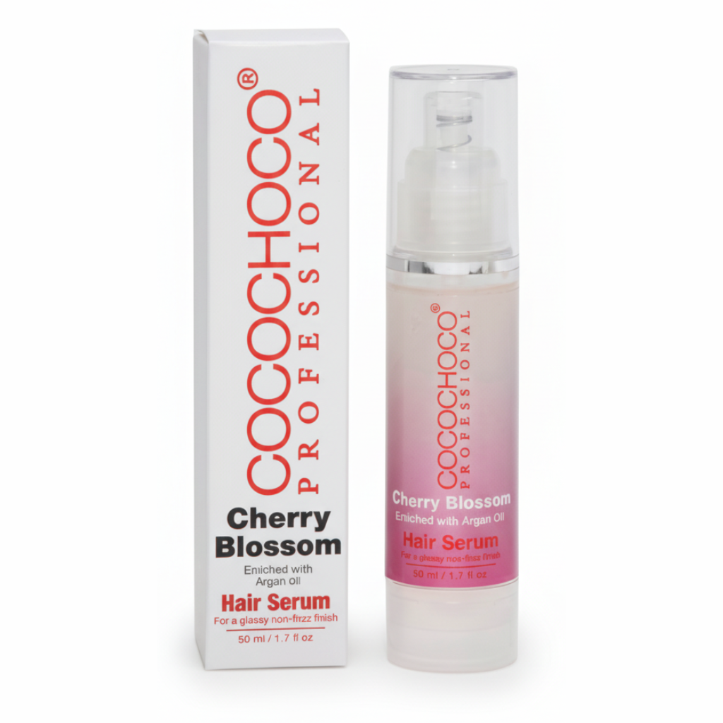 Cherry Blossom Hair Suero - Protección de brillo instantáneo y frizz 50 ml | COCOCHOCO®