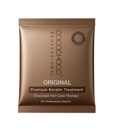 Tratamiento de cabello original de queratina brasileña 50 ml - para cabello oscuro / grueso | COCOCHOCO®