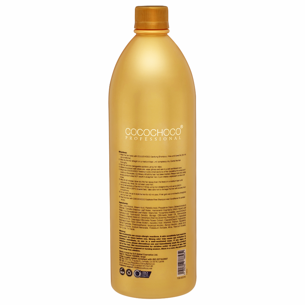 Set Brazilian Keratin Gold Hair Treatment 2000ml - Para brillo adicional / brillante | COCOCHOCO®