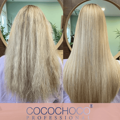 Set Brazilian Keratin Gold Hair Tratamiento 200 ml - Para brillo adicional / cabello brillante | COCOCHOCO®